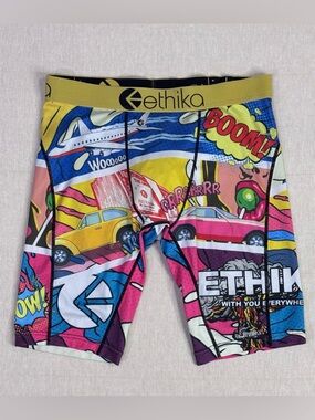 Ethika Pop Art Boxer Briefs Graphic Stretch Statement Fit Men Bold Rare